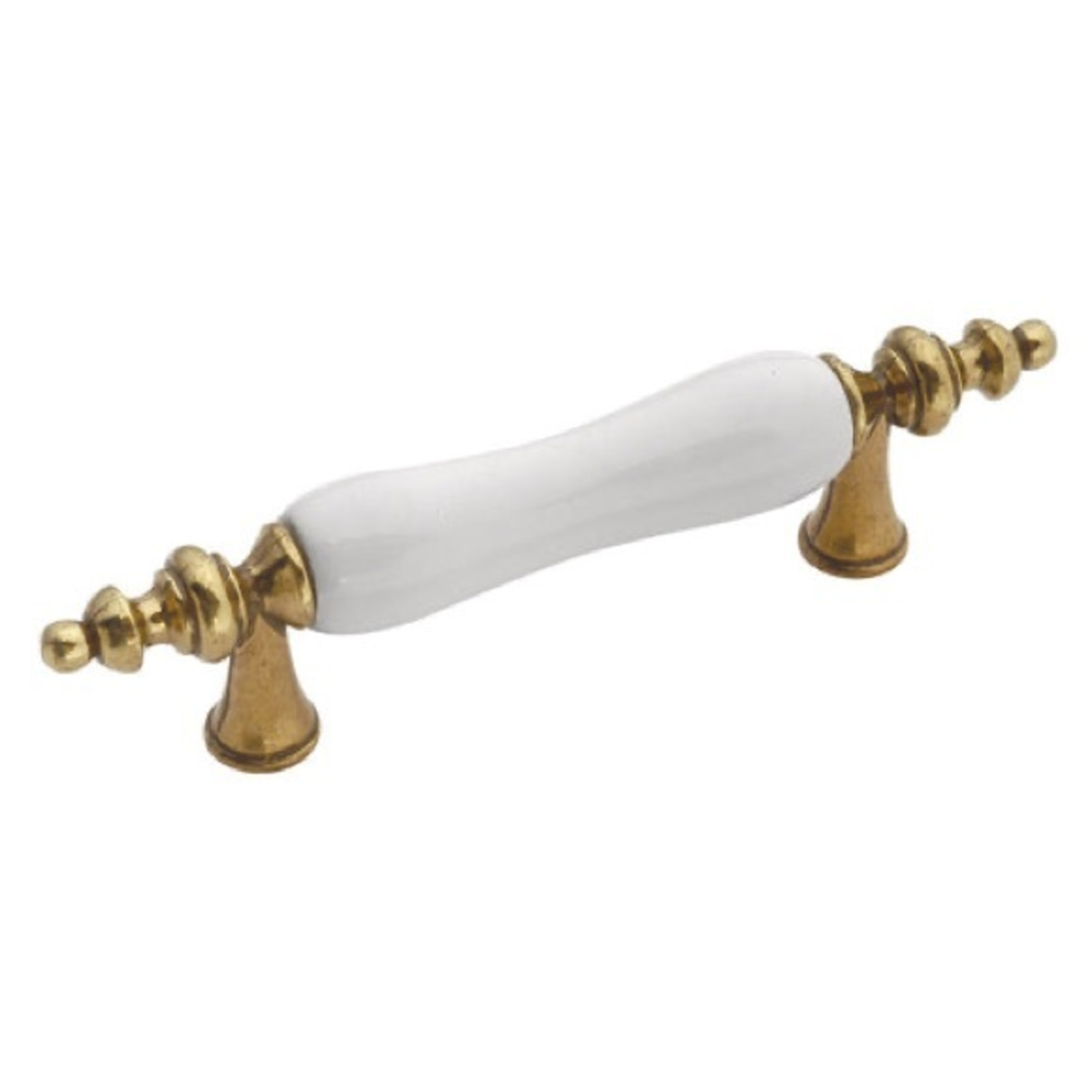 3 INCH (76MM) TRANQUILITY WHITE CABINET PULL PORCELAIN **For One***